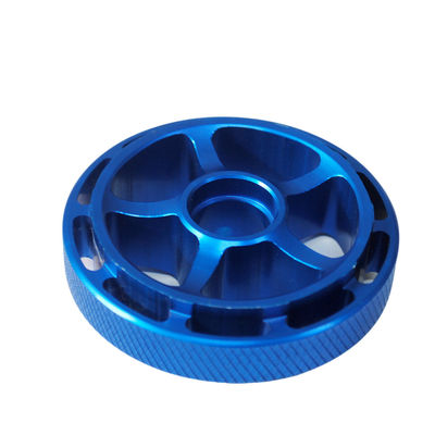 Buon prezzo Parti in alluminio anodizzato blu, Servizio di lavorazione CNC di precisione su misura in linea